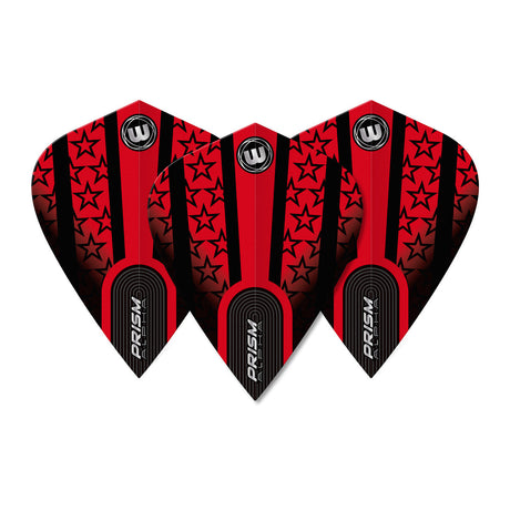Prism Alpha Red & Black Stars Kite Flight by Winmau - view 2