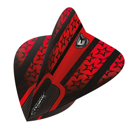 Prism Alpha Red & Black Stars Kite Flight by Winmau - view 3