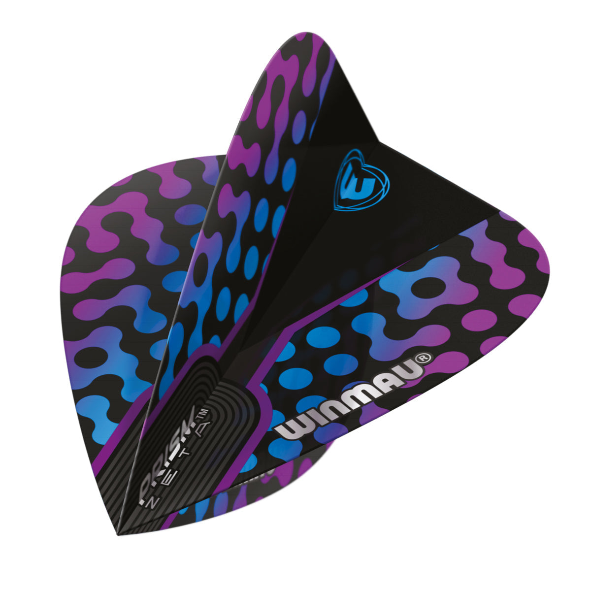 Prism Zeta Blue, Black & Purple Kite Flight by Winmau - view 3