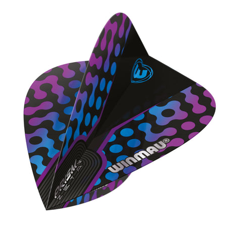 Prism Zeta Blue, Black & Purple Kite Flight by Winmau - view 3