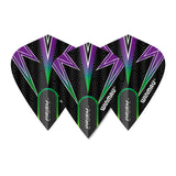 Prism Alpha Black, Green & Purple Kite Flight by Winmau - view 2