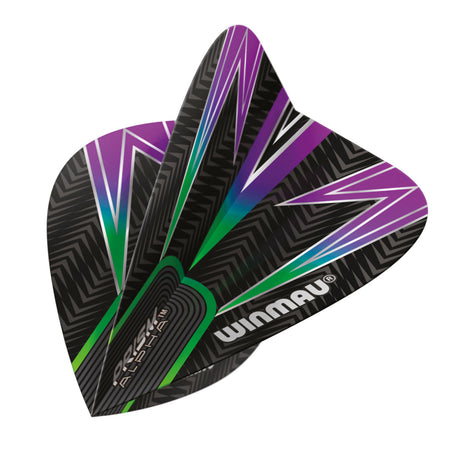 Prism Alpha Black, Green & Purple Kite Flight by Winmau - view 3