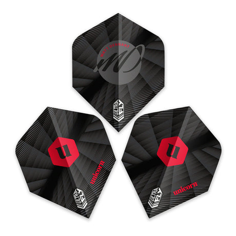 Matt Dennant Ultrafly BW Dart Flights by Unicorn - view 2