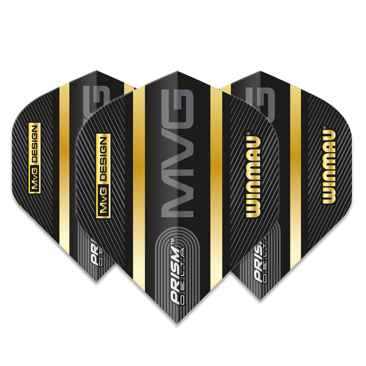Prism Delta MVG Trilogy Standard Dart Flights by Winmau - view 2