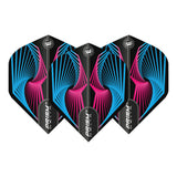 Prism Delta Spiral Blue and Pink Standard Dart Flights by Winmau - view 2