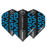 Prism Delta MVG Black and Blue Logo Standard Dart Flights by Winmau - view 2