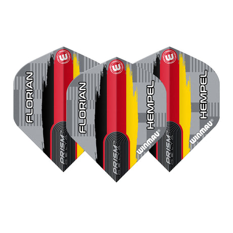 Prism Delta Florian Hempel Grey Standard Dart Flights by Winmau - view 2