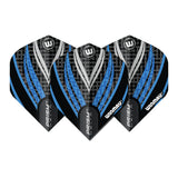 Prism Delta Black, White & Blue No2 Dart Flights by Winmau - view 2