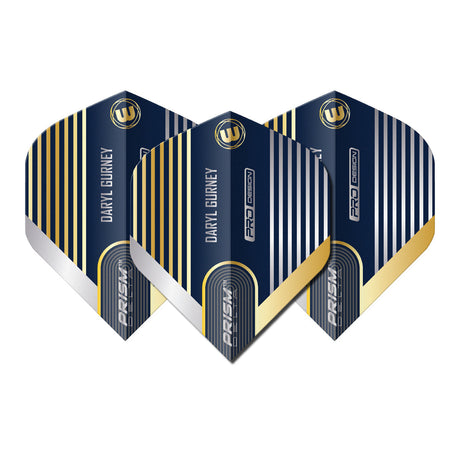 Prism Delta Daryl Gurney Blue & Gold No2 Dart Flights by Winmau - view 2