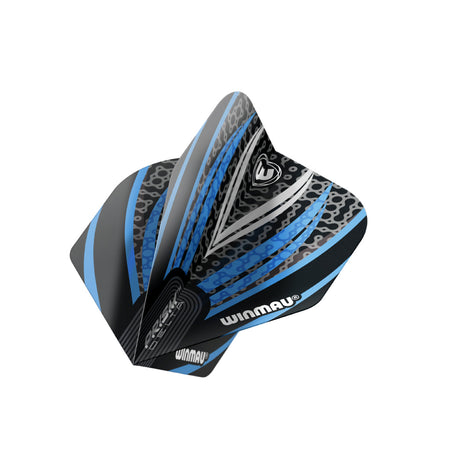 Prism Delta Black, White & Blue No2 Dart Flights by Winmau - view 3