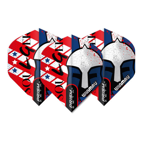Prism Zeta Soulger Helmet USA Dart Flights by Winmau - view 2