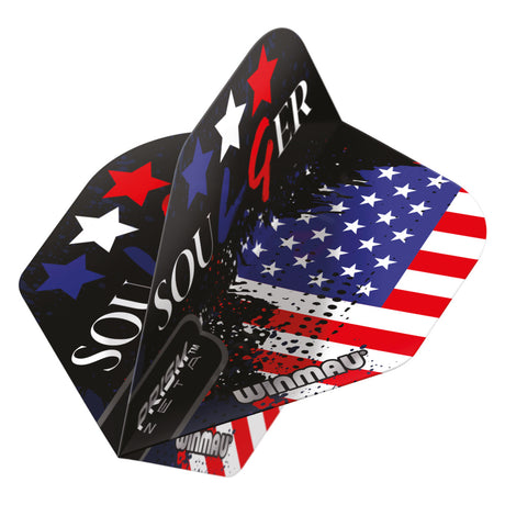 Prism Zeta Soulger Flag USA Dart Flights by Winmau - view 3
