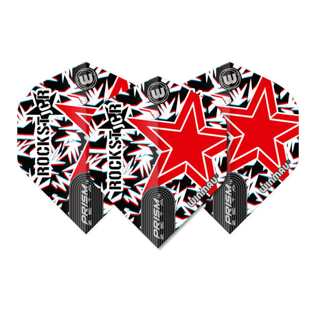 Prism Zeta Joe Cullen Rockstar 3 Dart Flights by Winmau - view 2