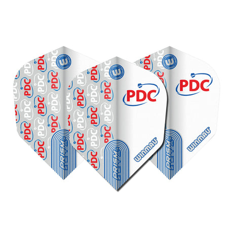 Prism Zeta PDC White No6 Dart Flights by Winmau - view 2