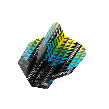 Prism Alpha Blue & Yellow No6 Dart Flights by Winmau - view 3