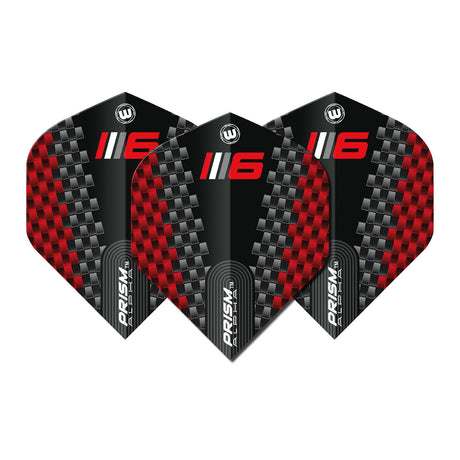 Prism Alpha Blade 6 Chevron Standard Dart Flights by Winmau - view 2
