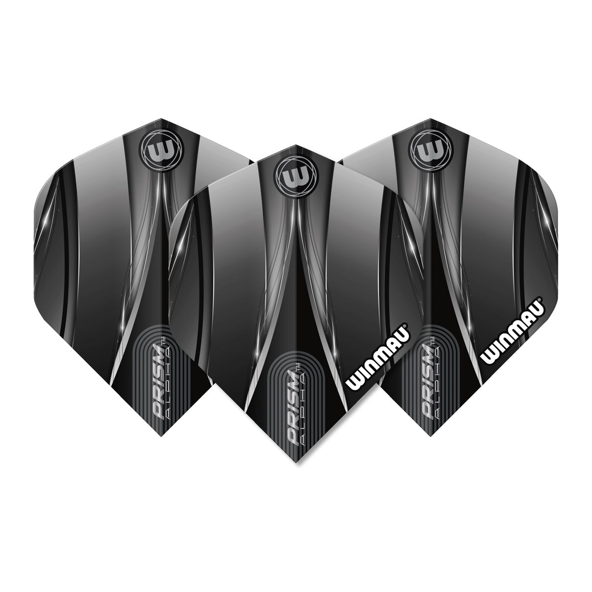 Prism Alpha Sniper Black Dart Flights by Winmau - view 2