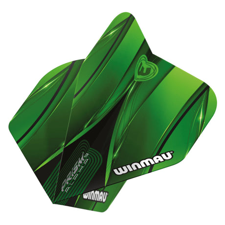 Prism Alpha Sniper Green Black Dart Flights by Winmau - view 3