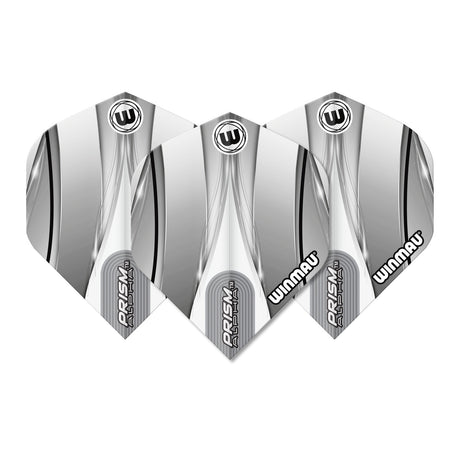 Prism Alpha Sniper White Black Dart Flights by Winmau - view 2