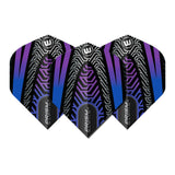 Prism Alpha Black & Purple No2 Dart Flights by Winmau - view 2