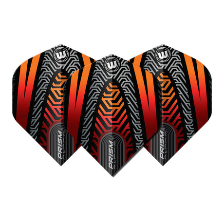 Prism Alpha Black & Orange No2 Dart Flights by Winmau - view 2