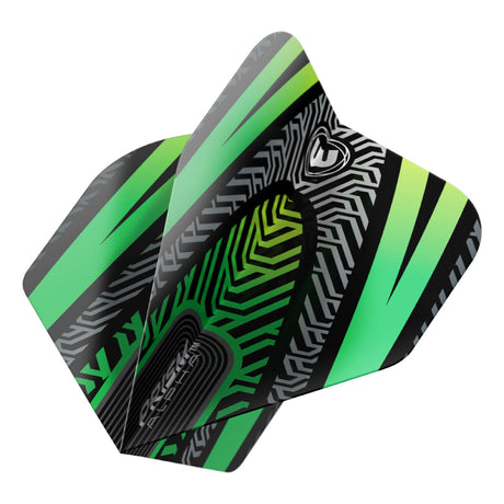 Prism Alpha Black & Green No2 Dart Flights by Winmau - view 3