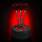 Winmau Blade X Prism Delta Metallic Black & Red Dart Flights - view 4