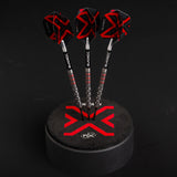 Winmau Blade X Prism Delta Metallic Black & Red Dart Flights - view 5