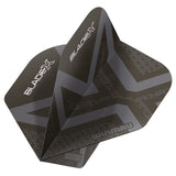Winmau Blade X Prism Delta Metallic Black Dart Flights - view 3