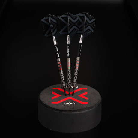Winmau Blade X Prism Delta Metallic Black Dart Flights - view 5