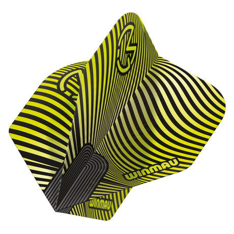 Winmau Prism Delta MvG Green & Black No2 Dart Flights - view 3