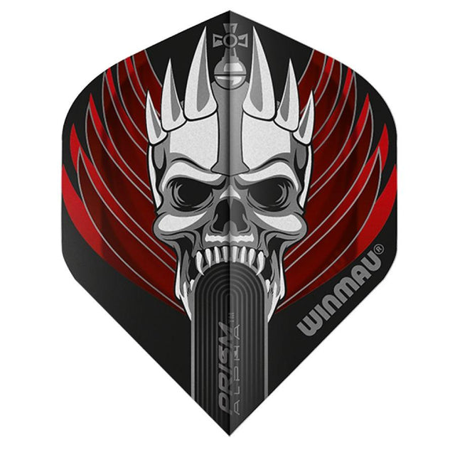 Winmau Prism Alpha Translucent Skull Dart Flights Standard