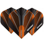 Winmau Prism Alpha Dart Flights 100 micron Standard Orange / Black