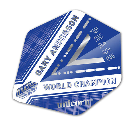 Ultrafly 75 Micron AR2 Shape Gary Anderson Phase 5 Dart Flights by Unicorn