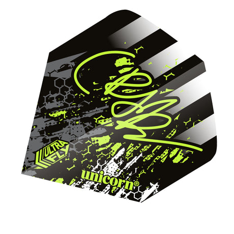 Ultrafly  Bw Callan Rydz Phase 2 Dart Flights by Unicorn - view 2