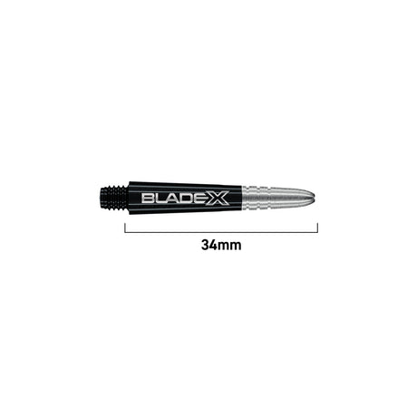 Winmau Vecta Blade X Black & Silver Dart Stems / Shafts - view 3