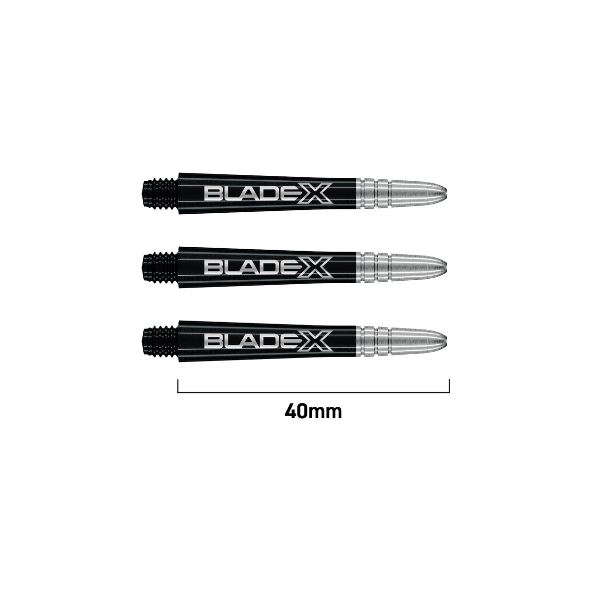 Winmau Vecta Blade X Black & Silver Dart Stems / Shafts - view 10