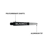 Winmau Vecta Blade X Black & Silver Dart Stems / Shafts - view 12