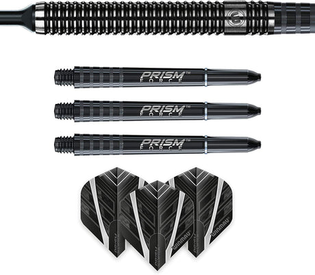 Winmau Blackout 90% Tungsten Soft Tip Darts - Straight Barrel - view 3