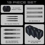 Harrows Luke Woodhouse Series 1 90% Tungsten QP Steel Tip Darts - view 7