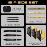 Harrows Dave Chisnall Chizzy Series 2 90% Tungsten QP Steel Tip Darts - view 7