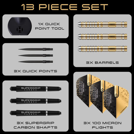 Harrows Dave Chisnall Chizzy Series 2 90% Tungsten QP Steel Tip Darts - view 7