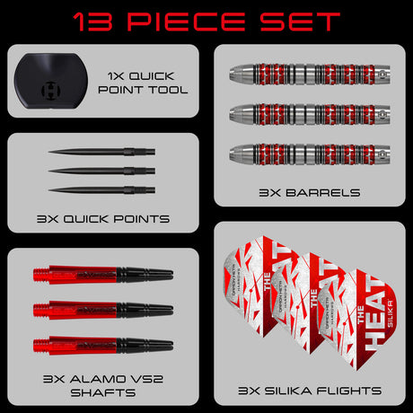 Harrows Damon Heta Series 3 90% Tungsten QP Steel Tip Darts - view 7