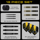 Harrows Dave Chisnall Chizzy Series 1 90% Tungsten QP Steel Tip Darts - view 7