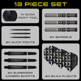 Harrows Dave Chisnall Chizzy Series 4 90% Tungsten QP Steel Tip Darts - view 7
