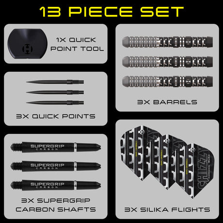 Harrows Dave Chisnall Chizzy Series 4 90% Tungsten QP Steel Tip Darts - view 7