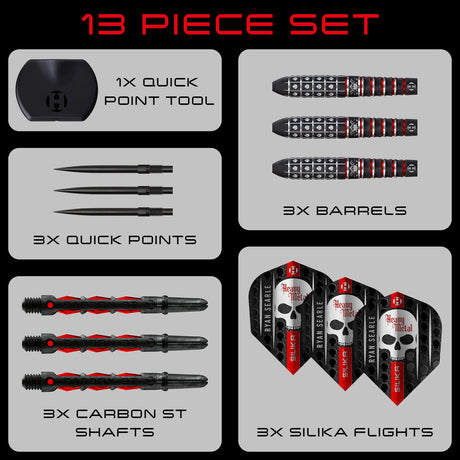 Harrows Ryan Searle Series 3 90% Tungsten QP Steel Tip Darts - view 7
