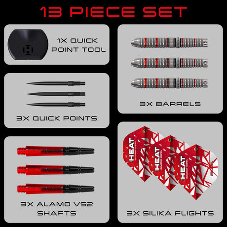 Harrows Damon Heta Series 4 90% Tungsten QP Steel Tip Darts - view 7