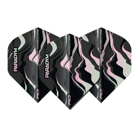Paradym Hardcore Premium No2 Dart Flights by Red Dragon - view 2