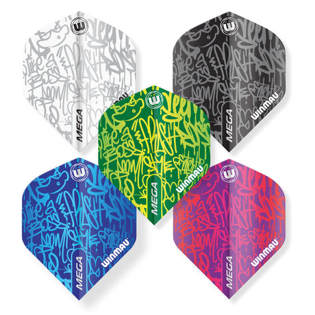 Mega Standard Dart Flight Collection by Winmau - view 2
